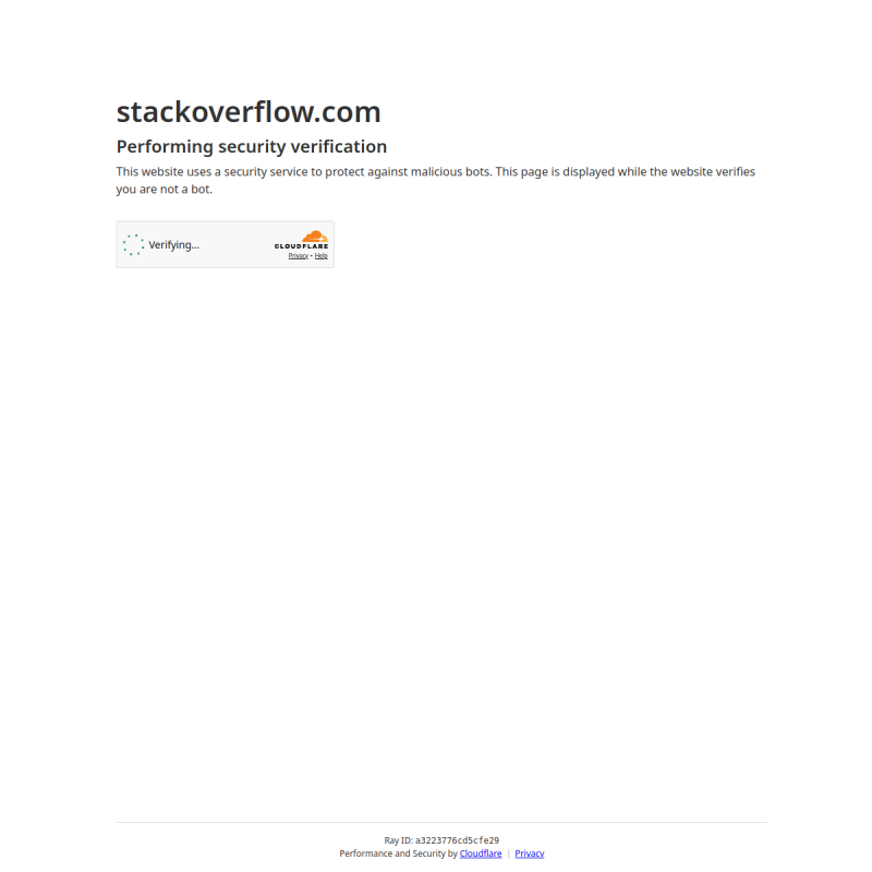 Stack Overflow